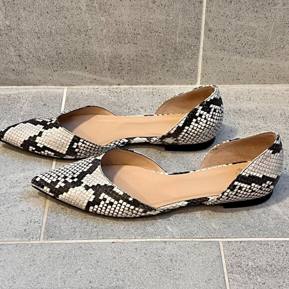 Gravitypope Woman's Convertible Snakeskin Flats Size 9 (40) - Picture 8 of 14